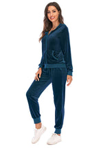 Cozy Velvet Jacket and Pants Set