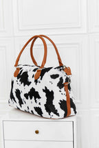 Animal Print Brushed Weekend Bag