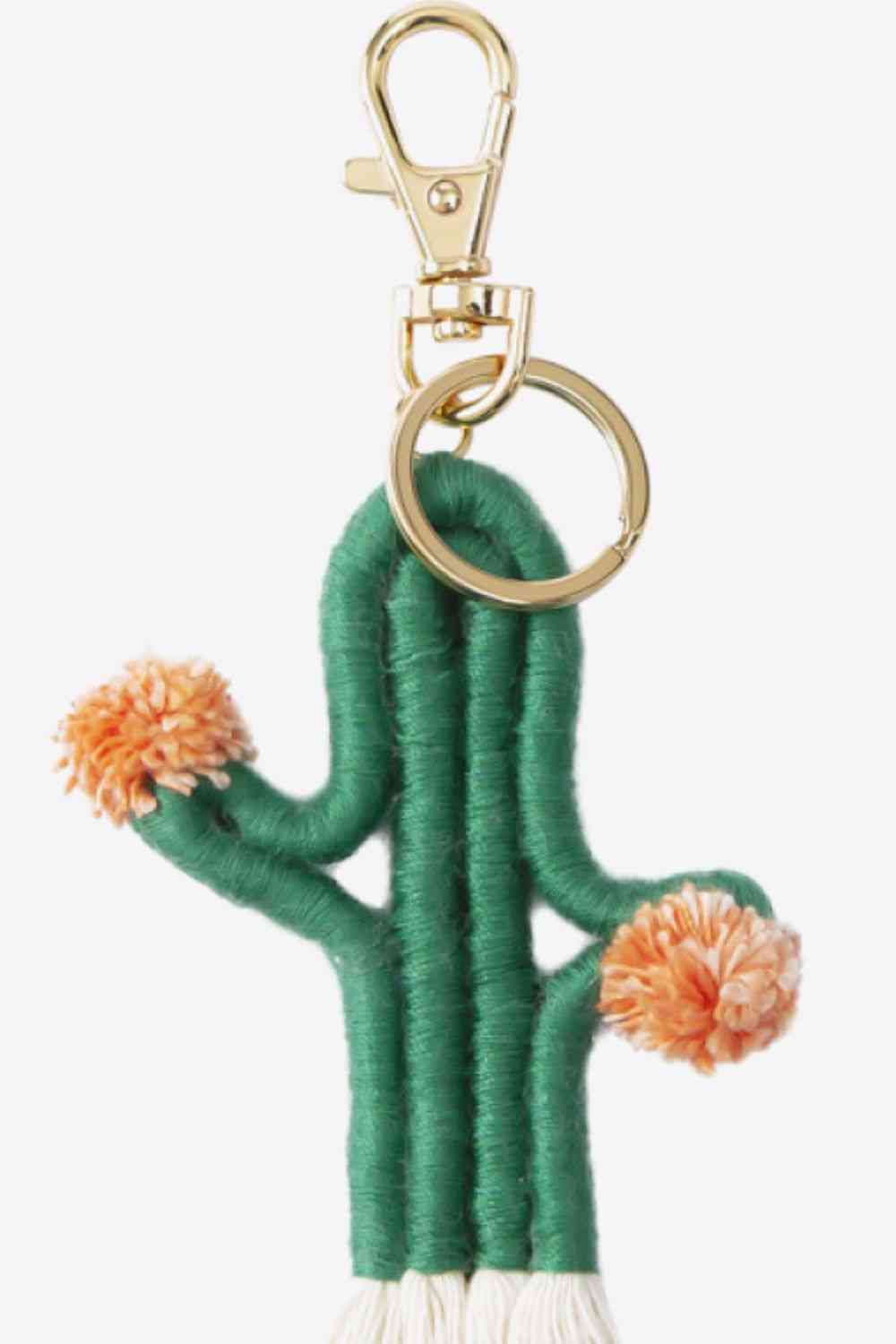 Cactus Keychain with Fringe