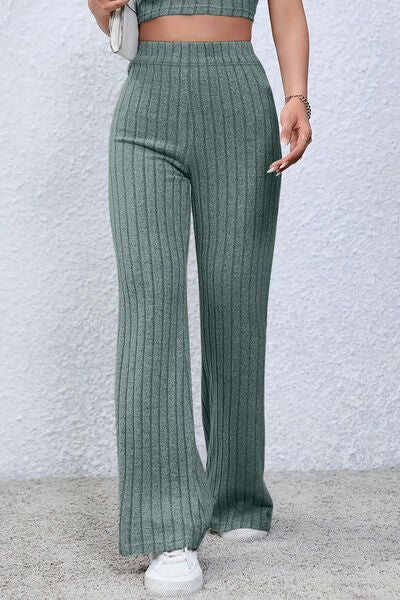 High Waist Flare Pants