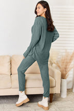 V-Neck Long Sleeve Set