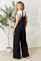 Double Take Wide Strap Overalls