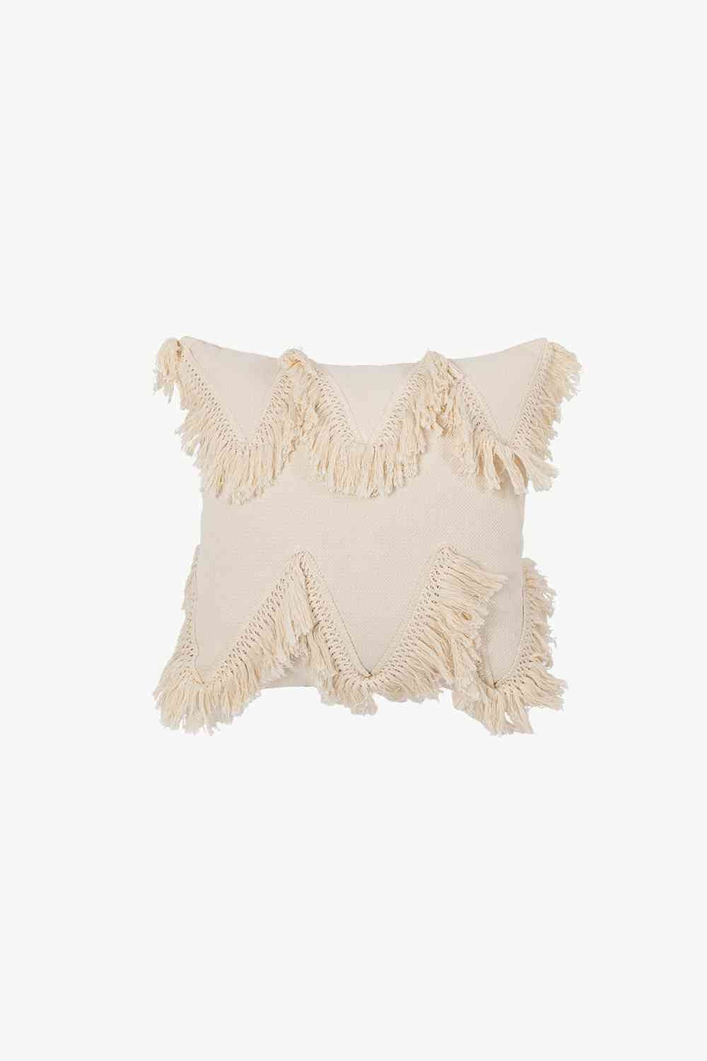 Funda de almohada decorativa Boho Beige