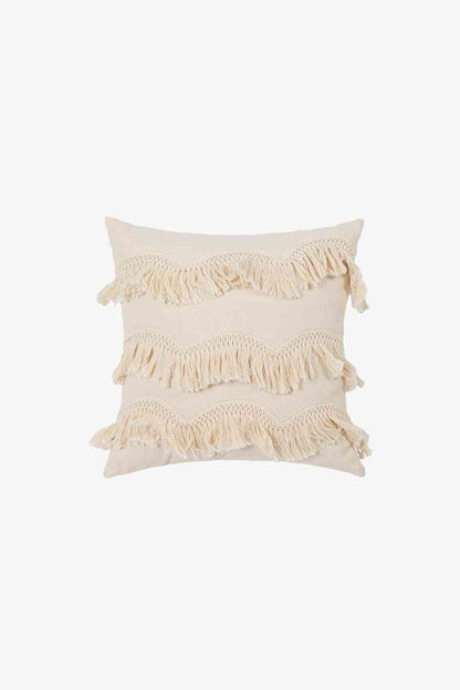 Funda de almohada decorativa Boho Beige