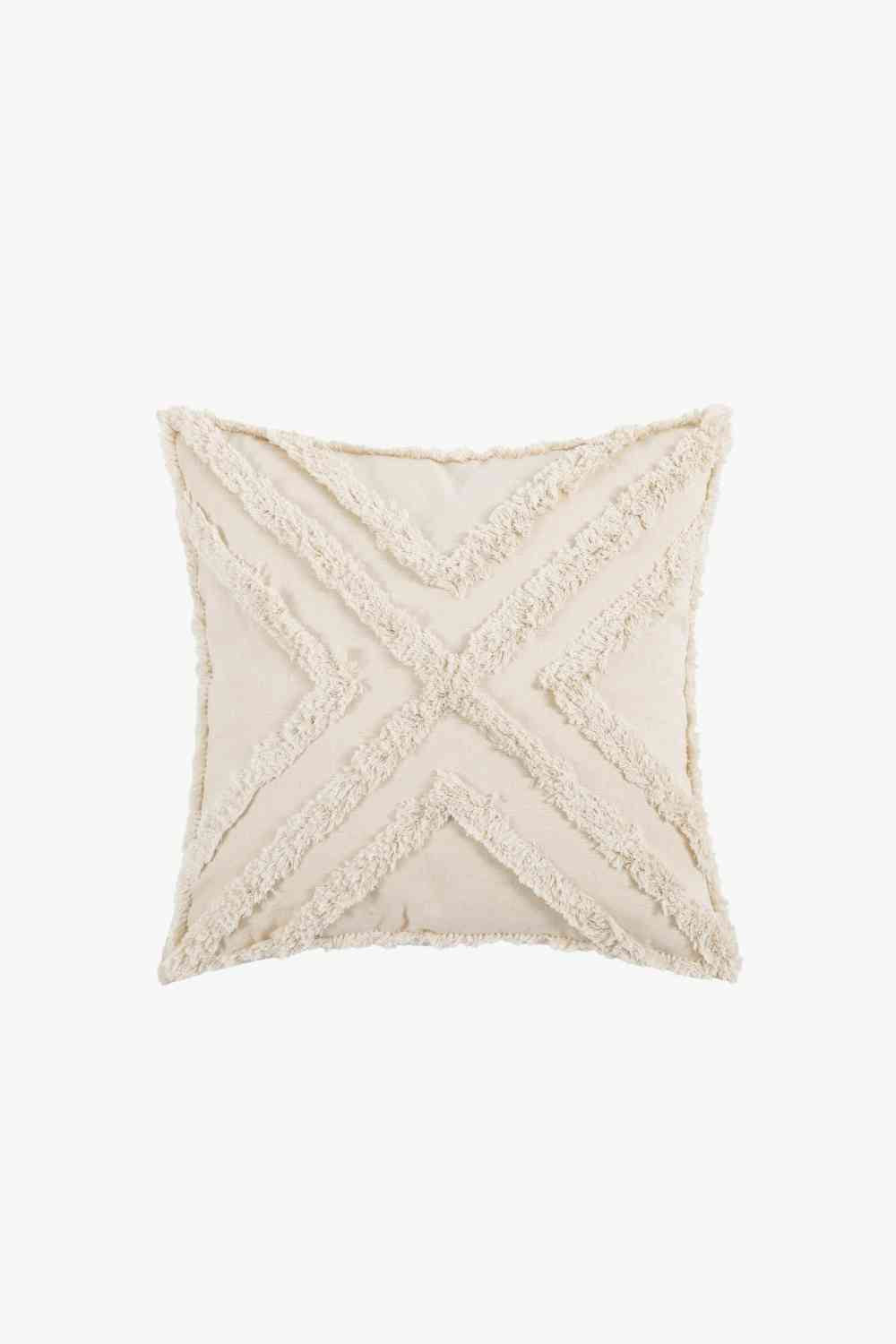 Fringe Decorative Throw Pillow Case