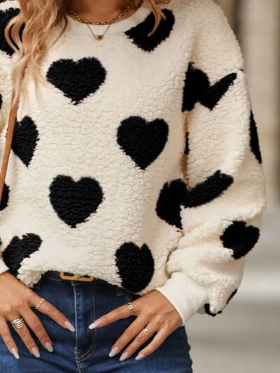 Teddy Hearts Sweater