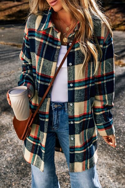 Plaid Button Down Shacket