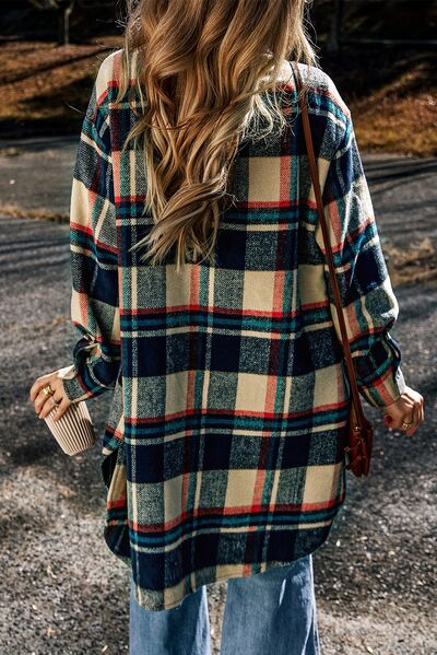 Plaid Button Down Shacket