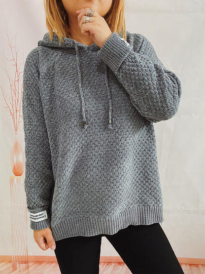 Drawstring Hooded Sweater