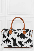 Animal Print Brushed Weekend Bag