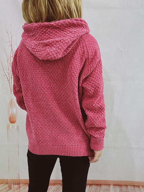 Drawstring Hooded Sweater