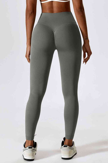 Leggings deportivos ajustados con cinturilla ancha