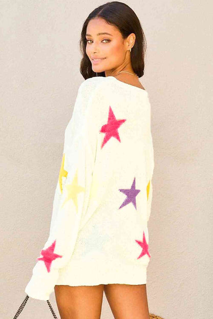 Color Pop Starry Sweater