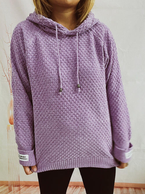 Drawstring Hooded Sweater