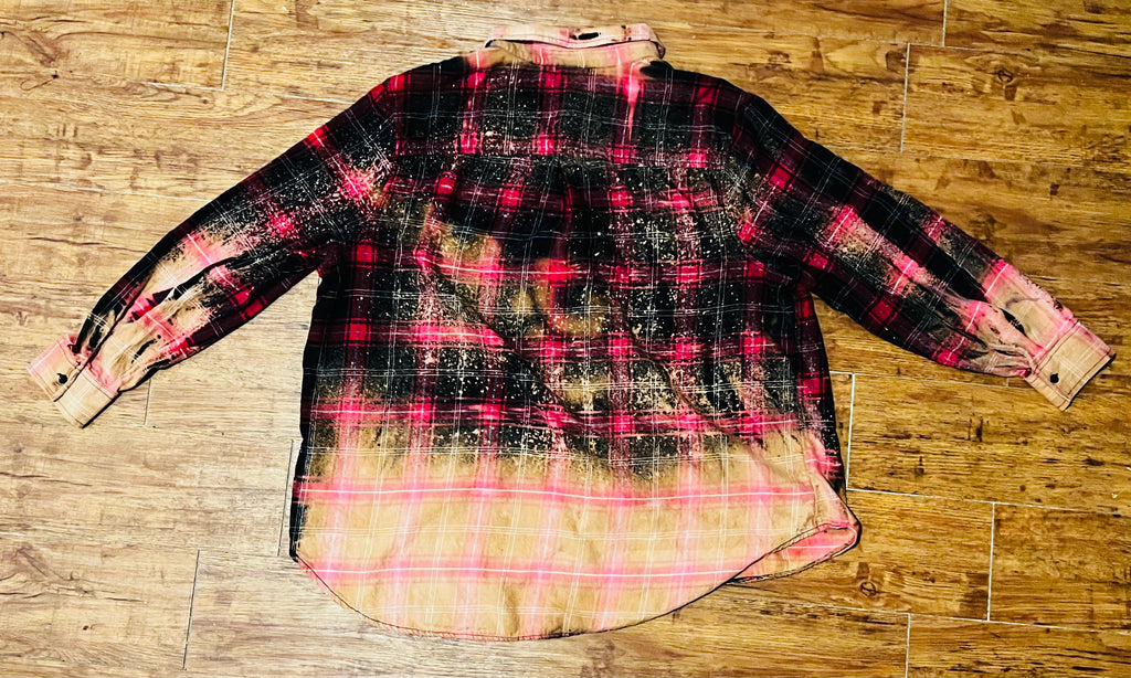 Abajo con botones a cuadros altos y blanqueados reutilizados