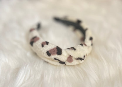 Leopard Fuzzy Headbands