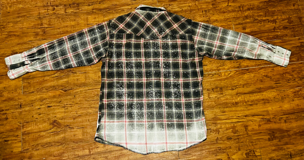 Franela blanqueada reutilizada