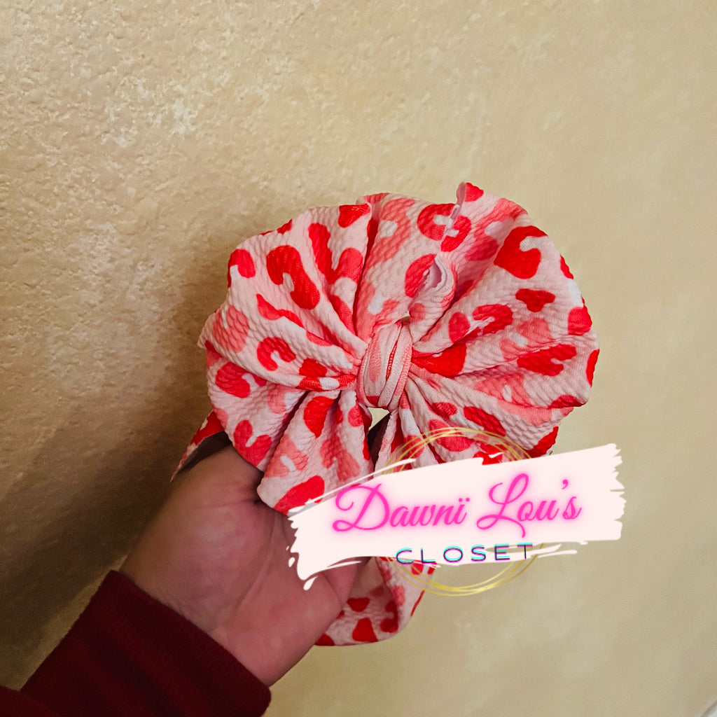 Leopard Valentine’s Bows