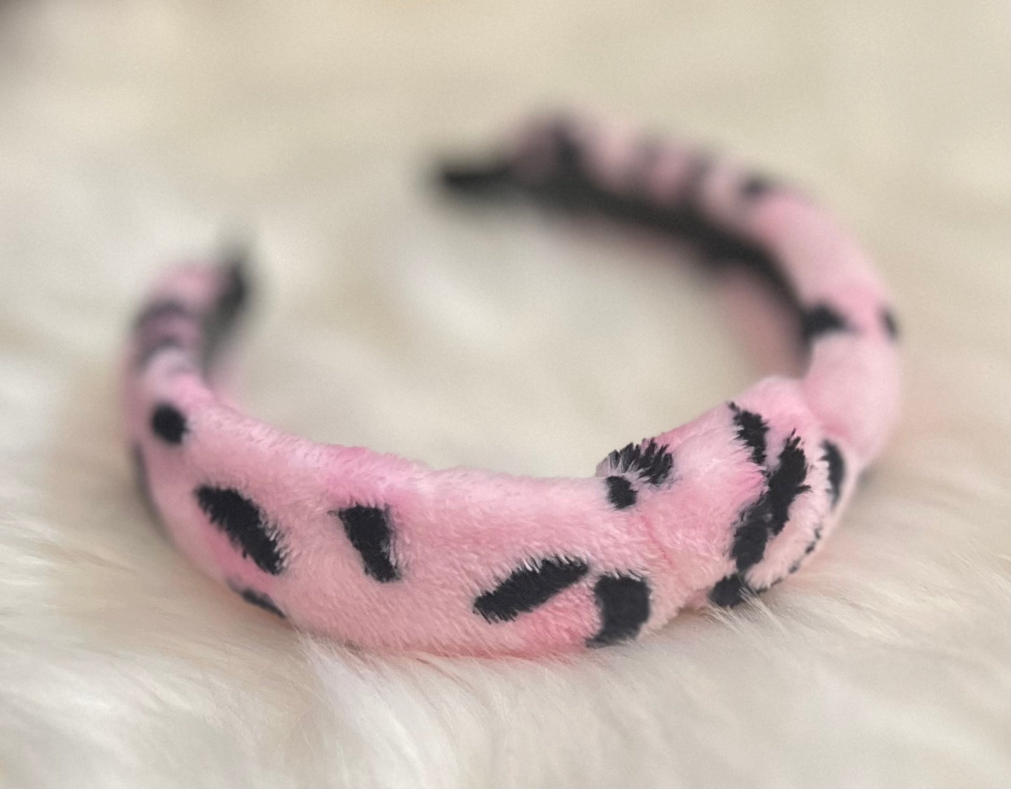 Leopard Fuzzy Headbands