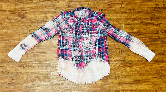 Repurposed Plaid Button Down