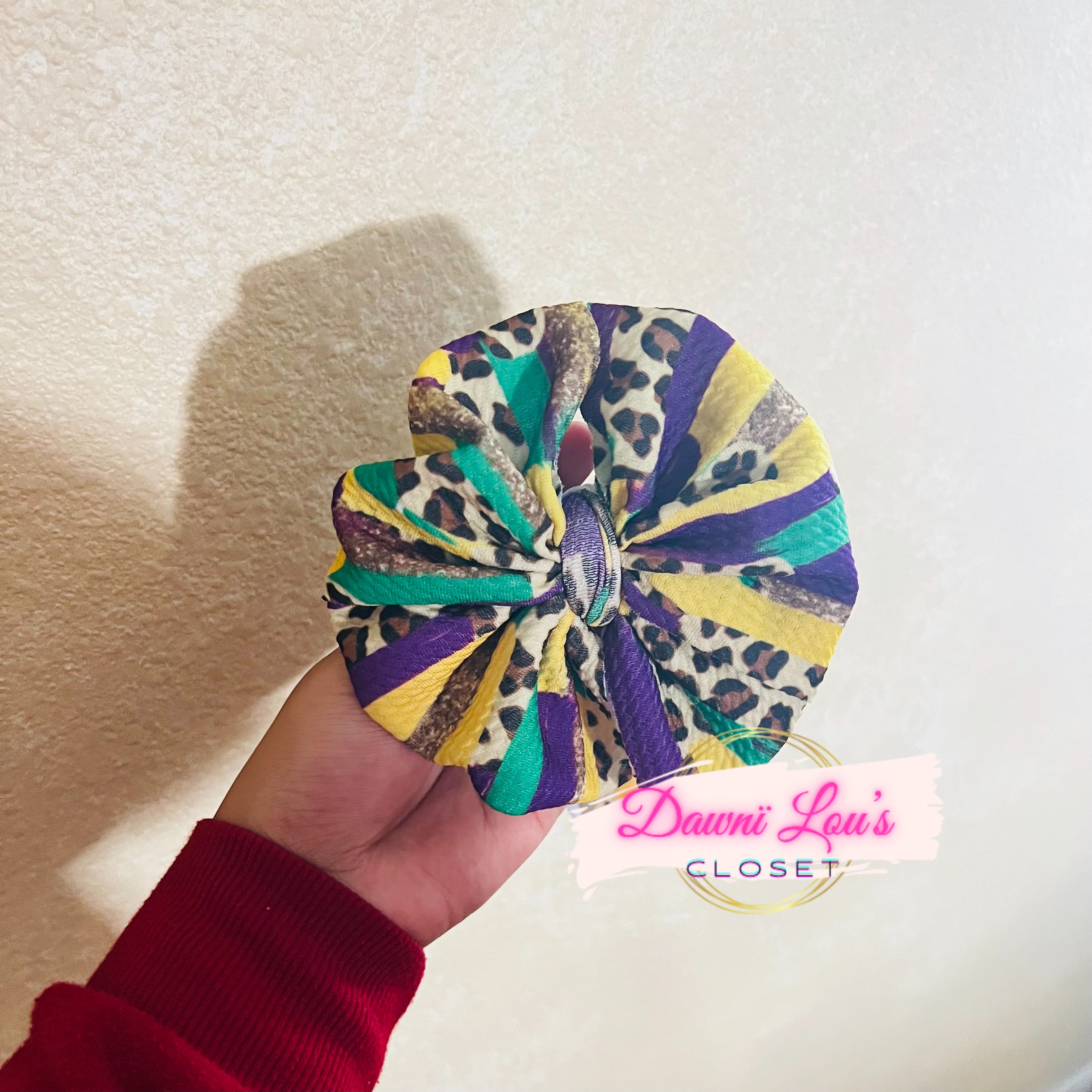 Sassy Mardi Gras Bows