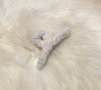 Fuzzy Hair Clips