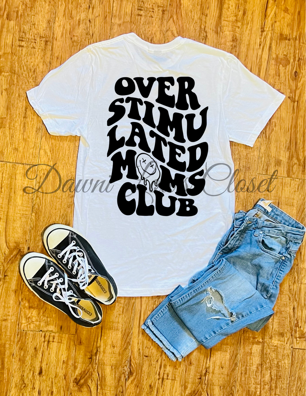 Overstimulated Mom CrewNeck