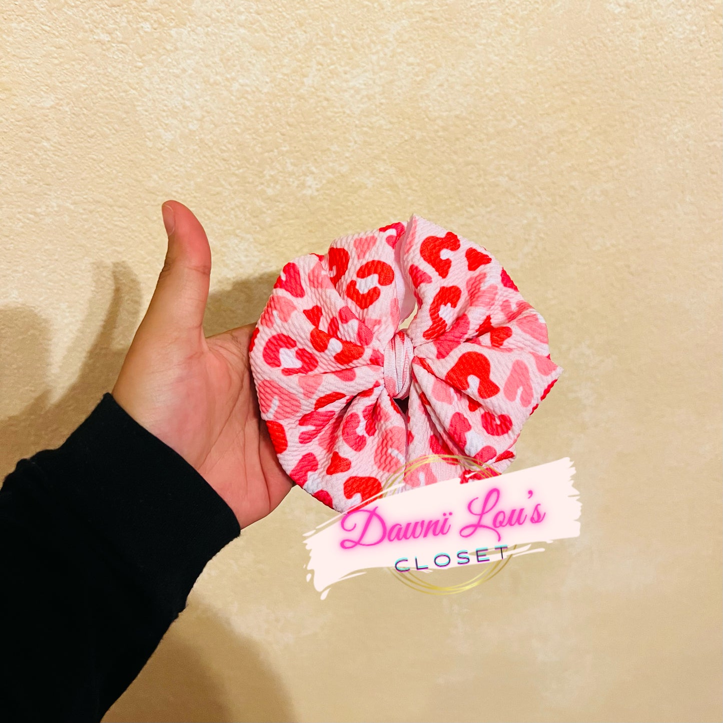 Leopard Valentine’s Bows