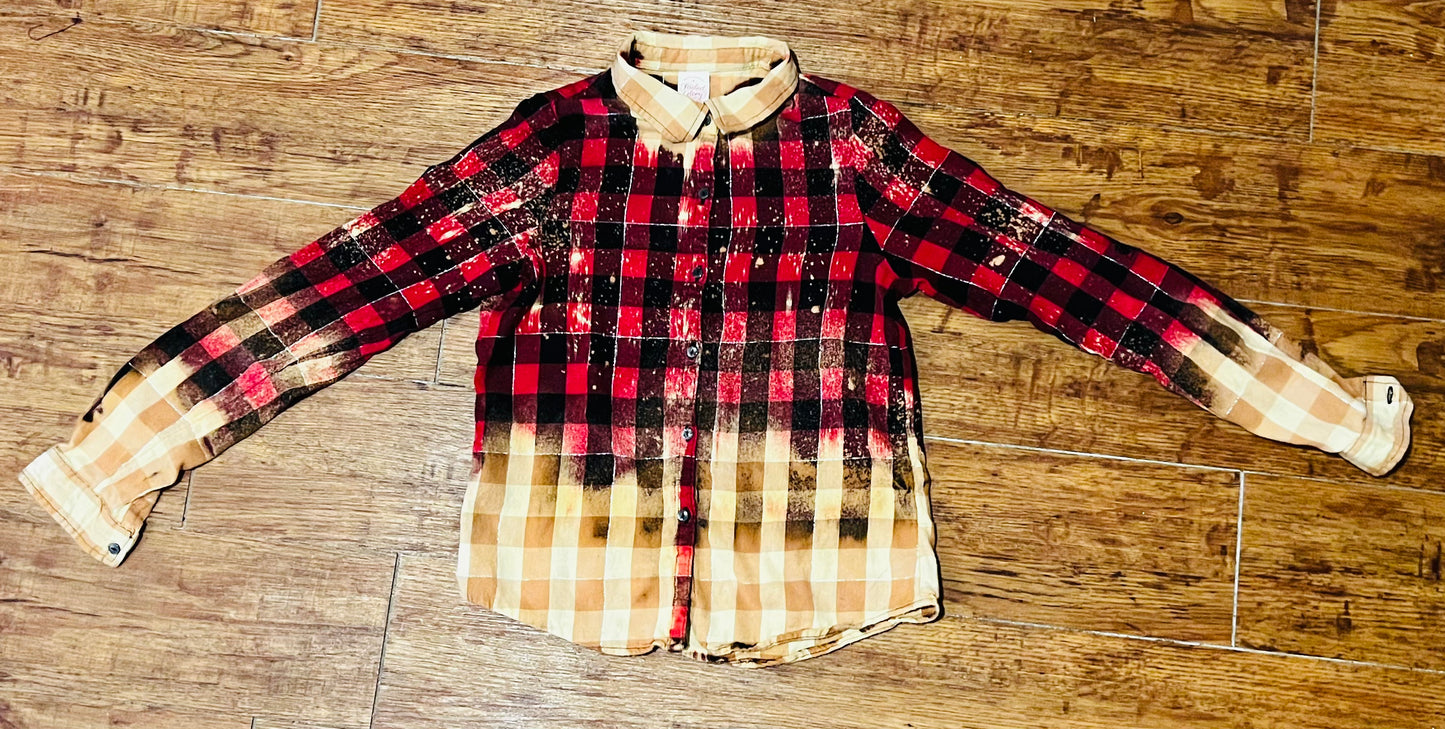 Repurposed Plaid Button Down