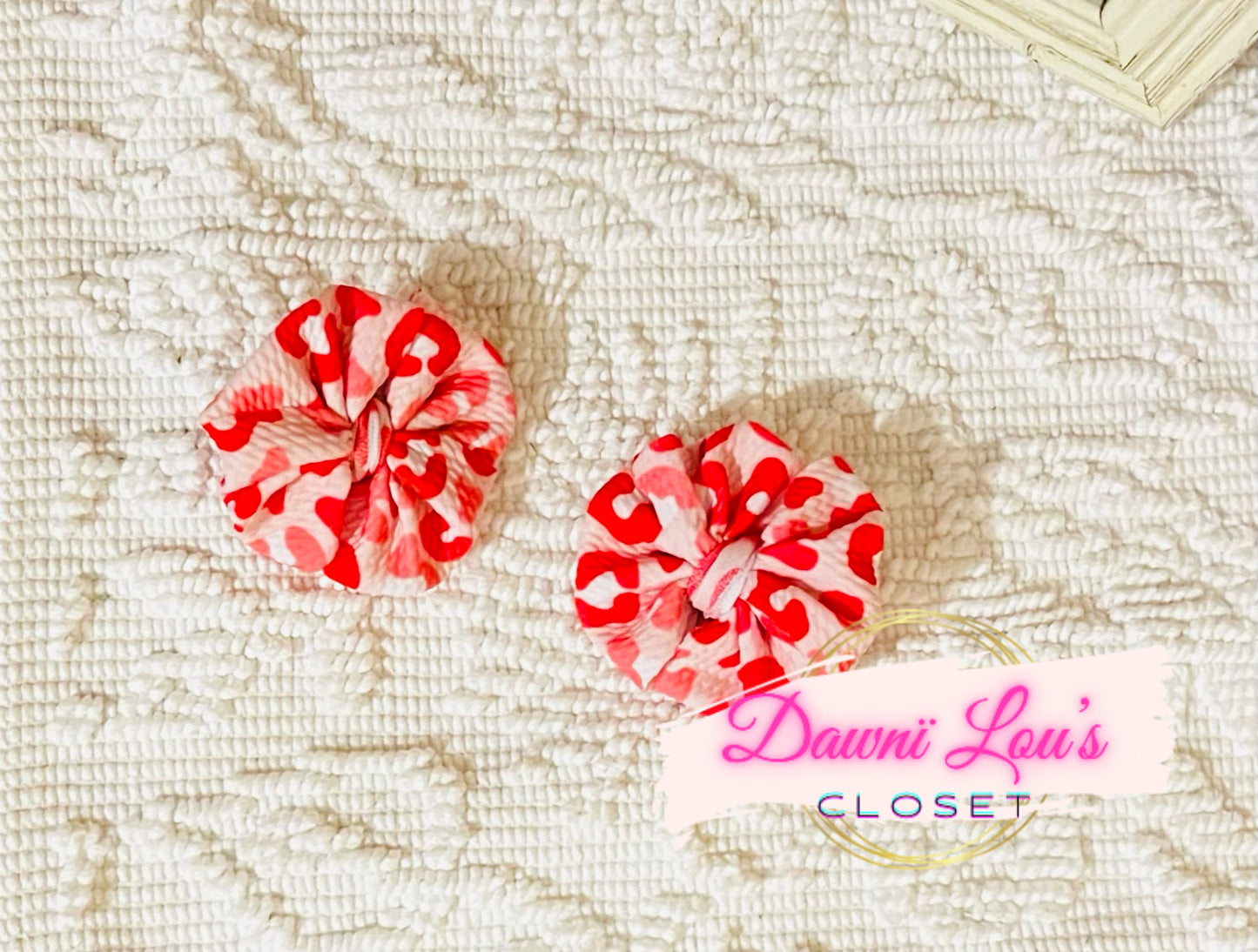 Leopard Valentine’s Bows